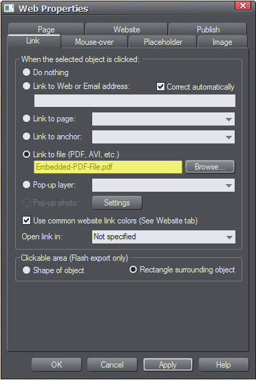 xara web designer insert form from form code generator