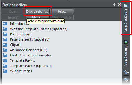 Xara web designer template pack 1