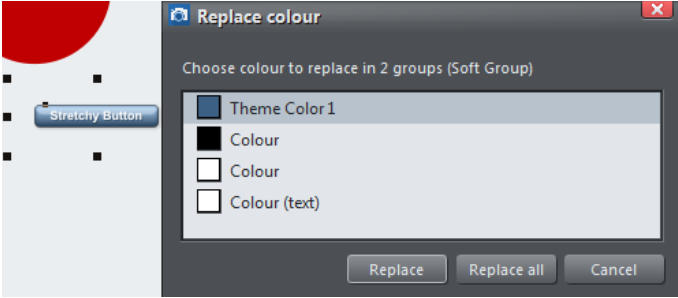 how do i set a pantone color in xara designer pro