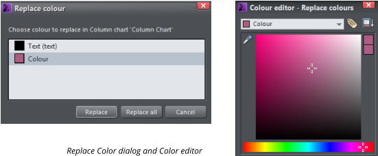 Replace Color dialog and Color editor