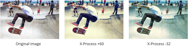 Original image X-Process +60  X-Process -32